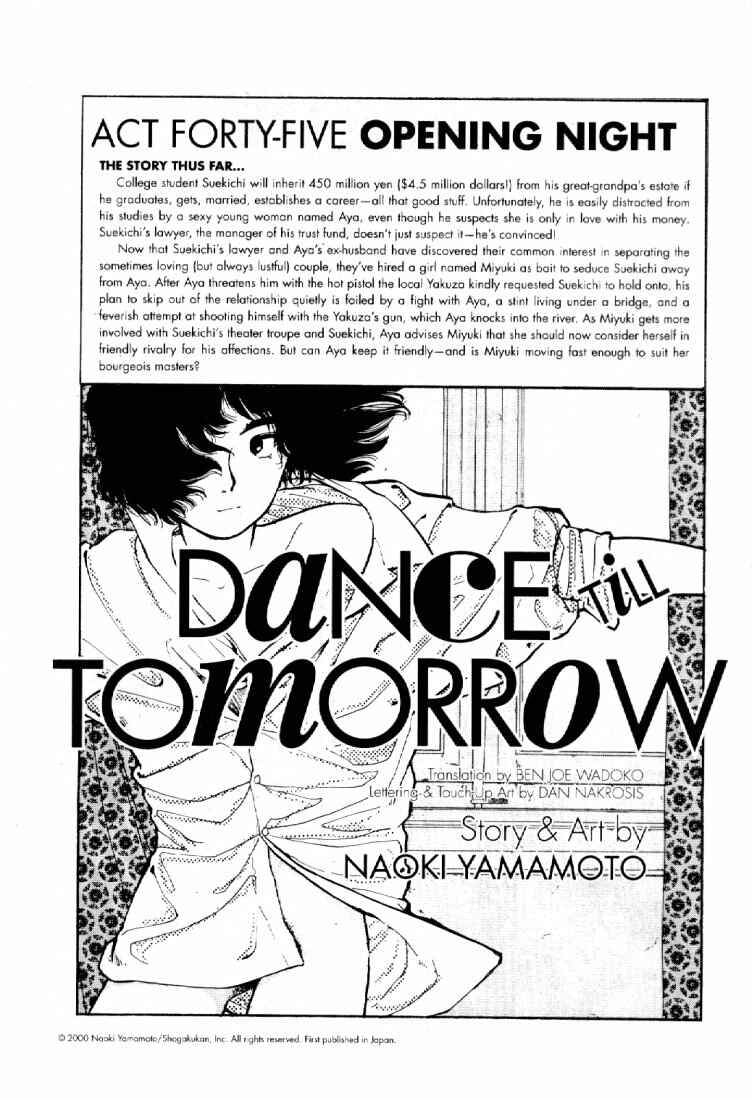 Page 1 Chapter 45 Dance Till Tomorrow