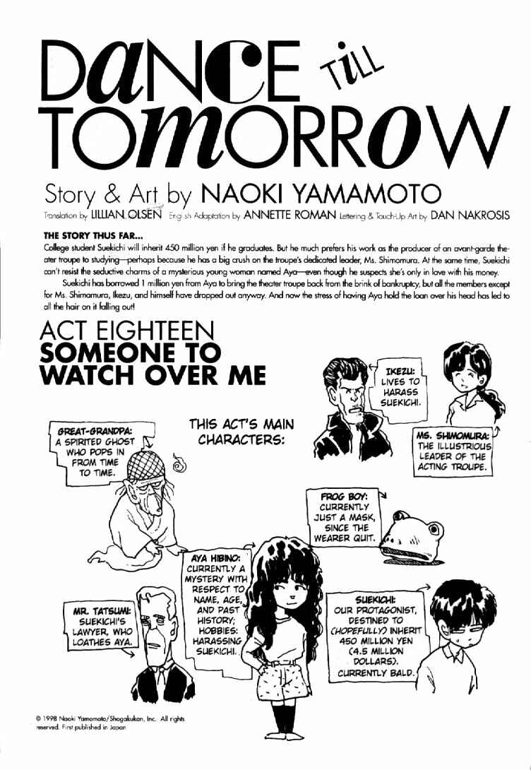 Page 1 Chapter 18 Dance Till Tomorrow