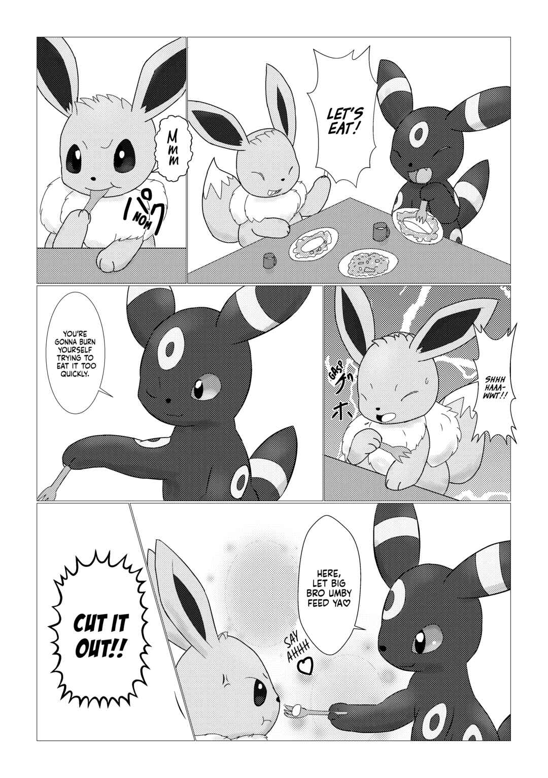 Page 12 Chapter Unknown_44bd Pokémon - Big Brother and Me (Doujinshi)