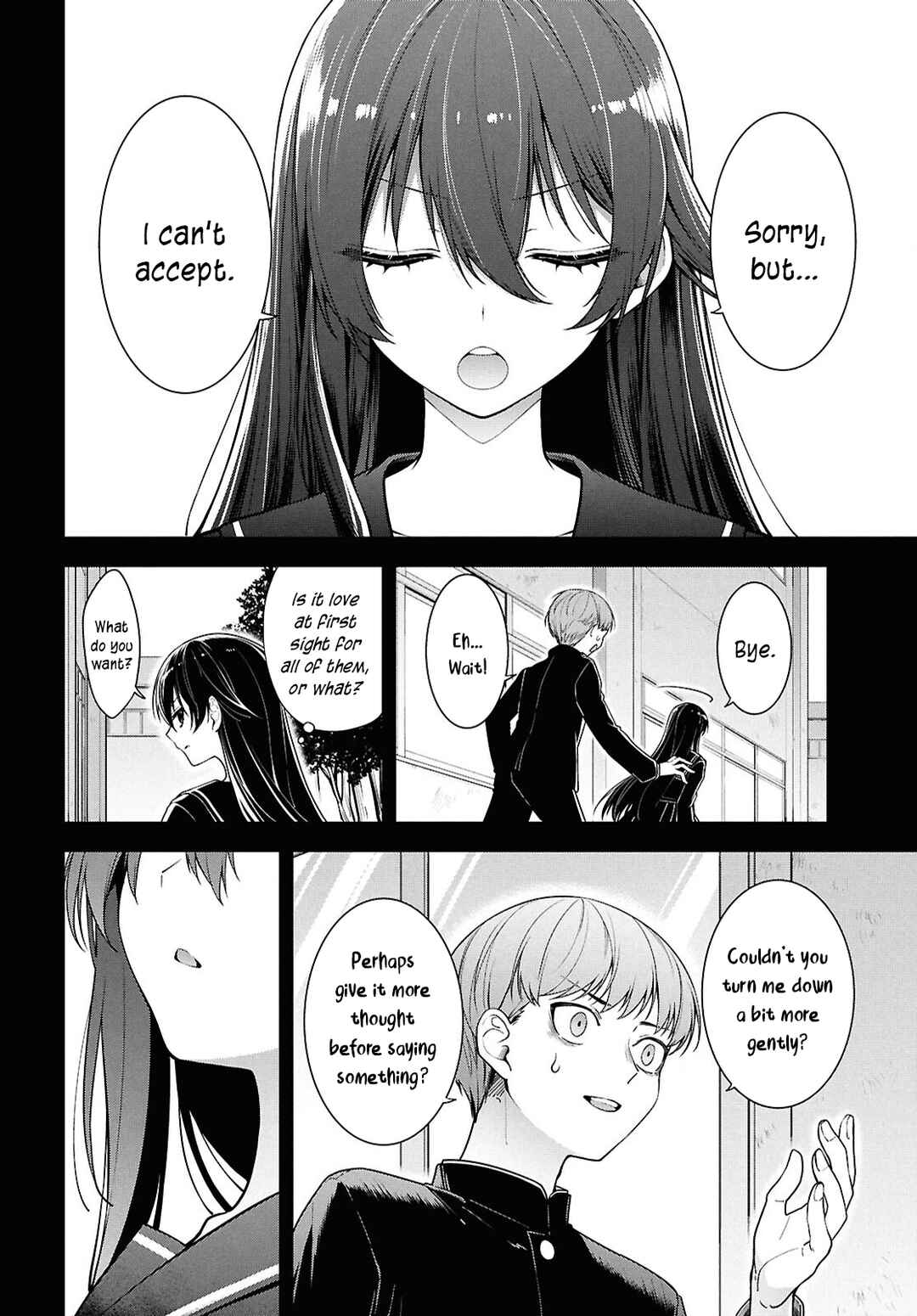 Page 10 Chapter 4 Tonari no Seki no Yankee Shimizu-san ga Kami o Kuroku Sometekita