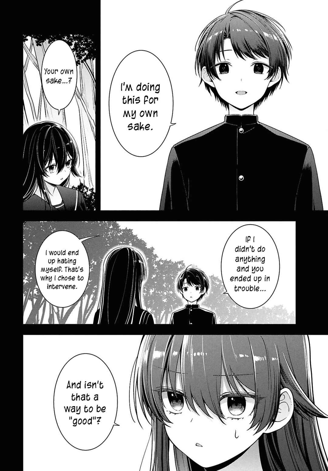 Page 21 Chapter 4 Tonari no Seki no Yankee Shimizu-san ga Kami o Kuroku Sometekita