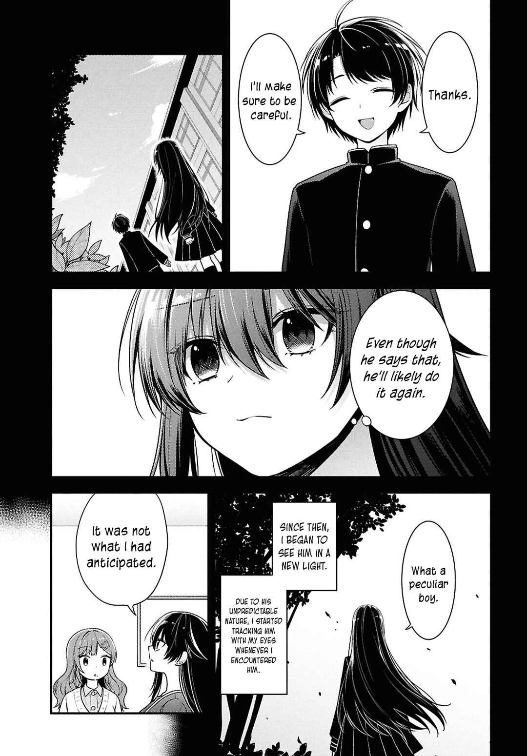 Page 25 Chapter 4 Tonari no Seki no Yankee Shimizu-san ga Kami o Kuroku Sometekita