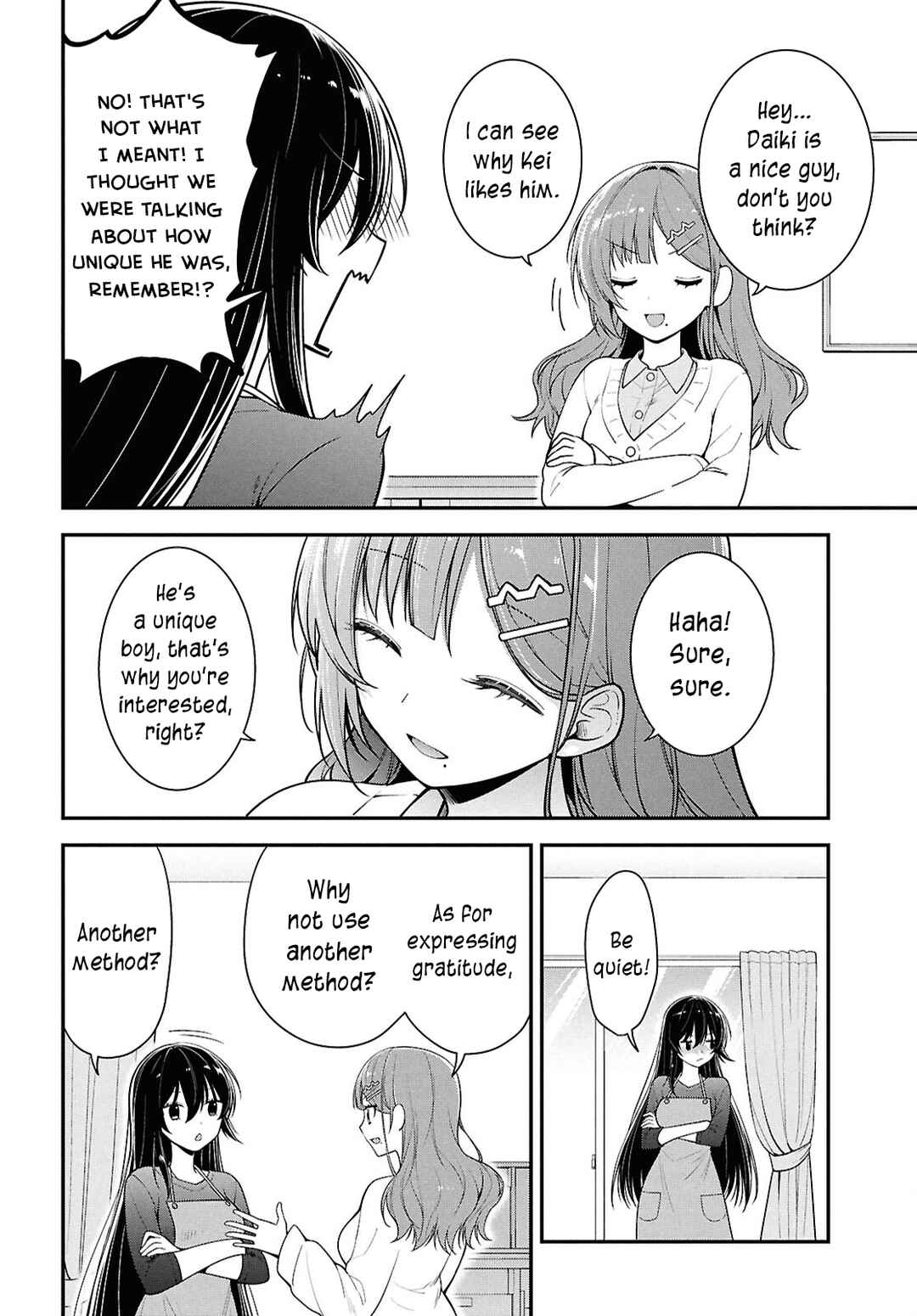 Page 28 Chapter 4 Tonari no Seki no Yankee Shimizu-san ga Kami o Kuroku Sometekita
