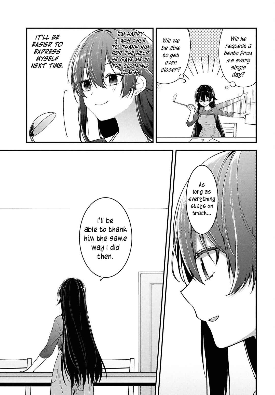 Page 3 Chapter 4 Tonari no Seki no Yankee Shimizu-san ga Kami o Kuroku Sometekita