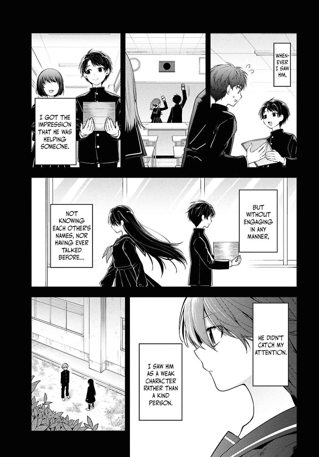Page 9 Chapter 4 Tonari no Seki no Yankee Shimizu-san ga Kami o Kuroku Sometekita