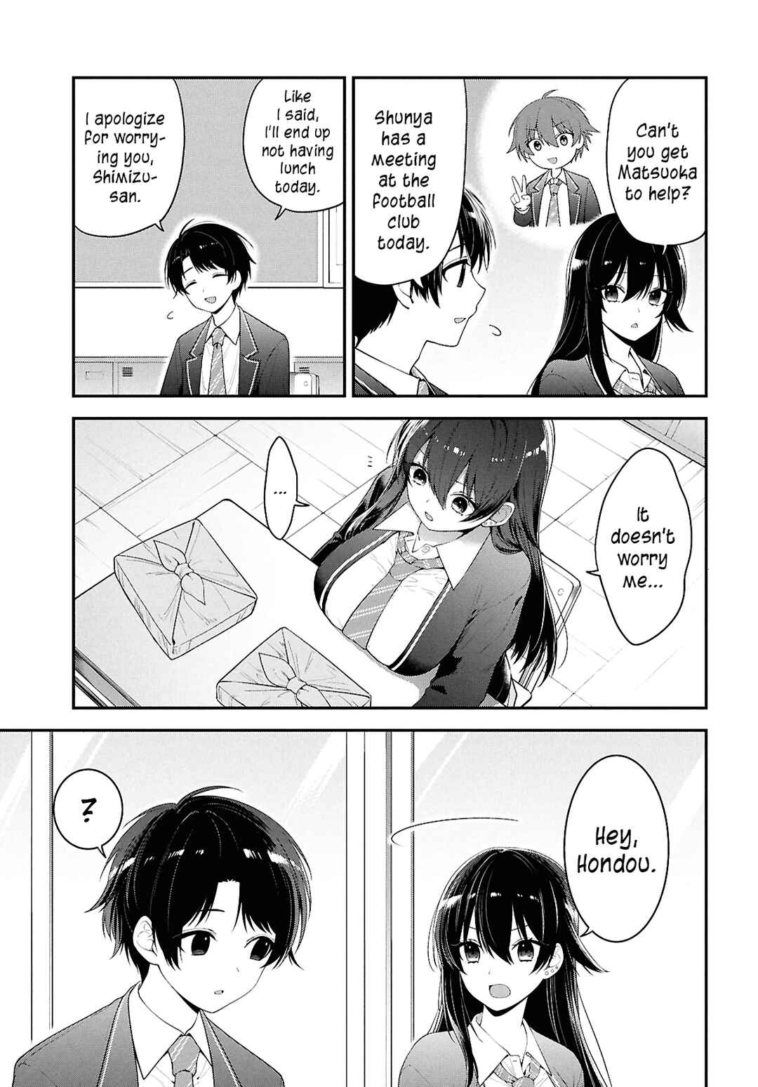 Page 17 Chapter 3 Tonari no Seki no Yankee Shimizu-san ga Kami o Kuroku Sometekita