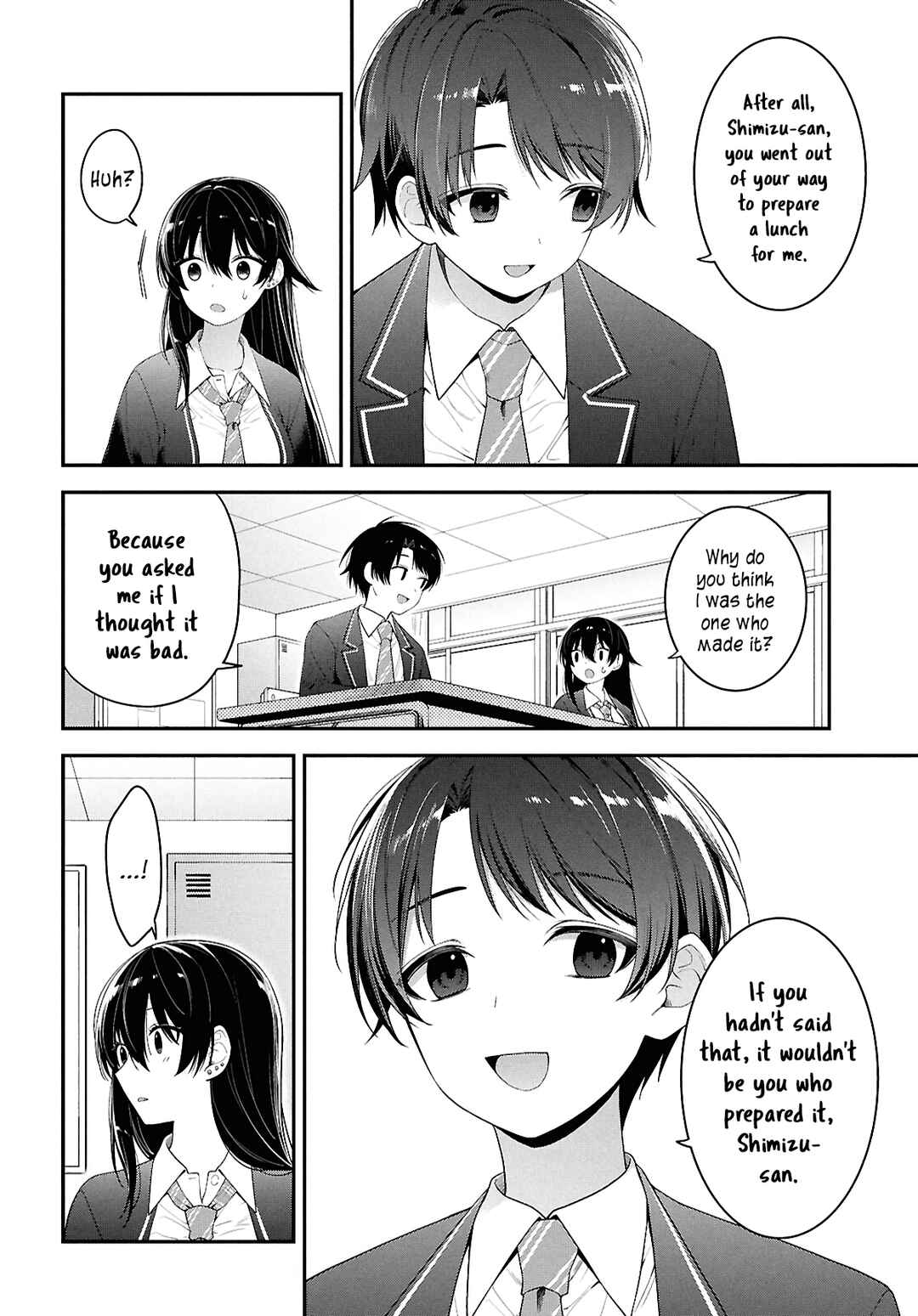 Page 24 Chapter 3 Tonari no Seki no Yankee Shimizu-san ga Kami o Kuroku Sometekita