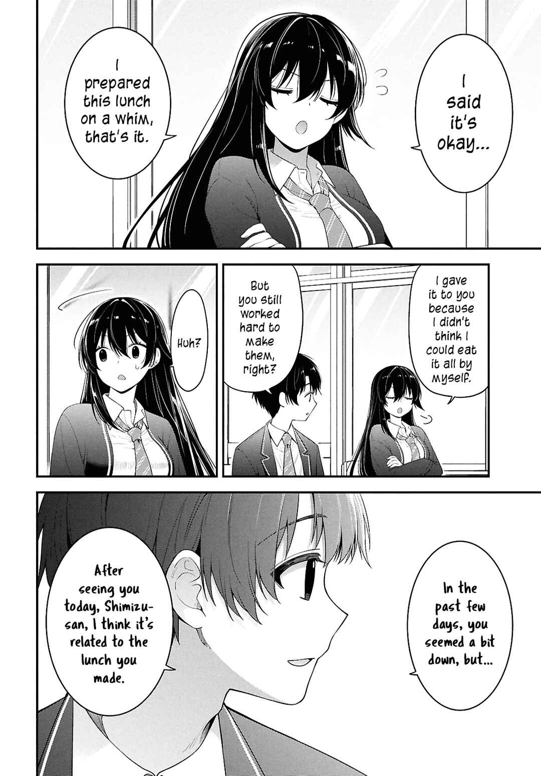 Page 26 Chapter 3 Tonari no Seki no Yankee Shimizu-san ga Kami o Kuroku Sometekita