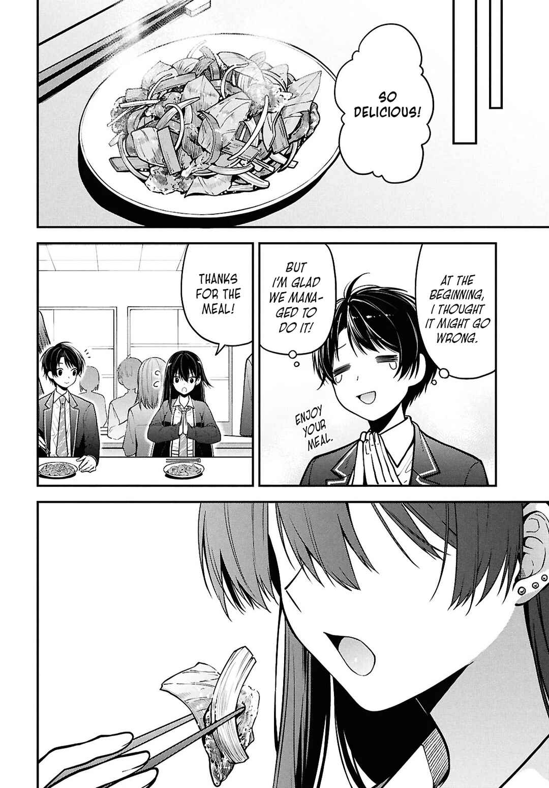 Page 28 Chapter 2 Tonari no Seki no Yankee Shimizu-san ga Kami o Kuroku Sometekita