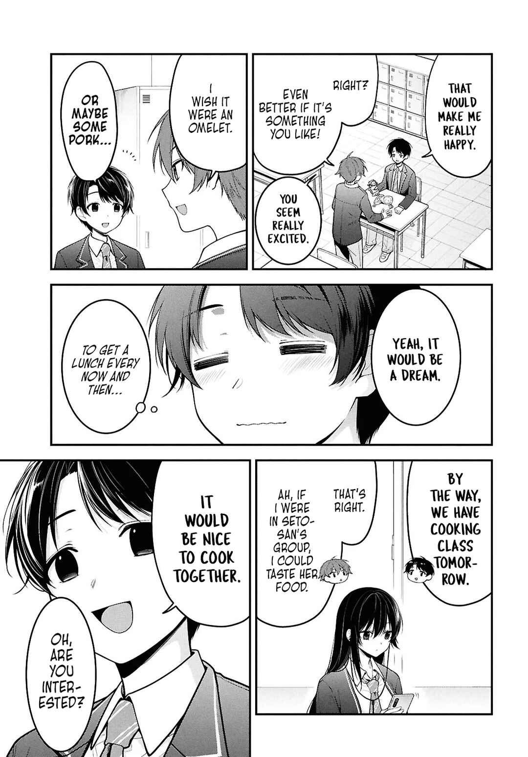 Page 3 Chapter 2 Tonari no Seki no Yankee Shimizu-san ga Kami o Kuroku Sometekita