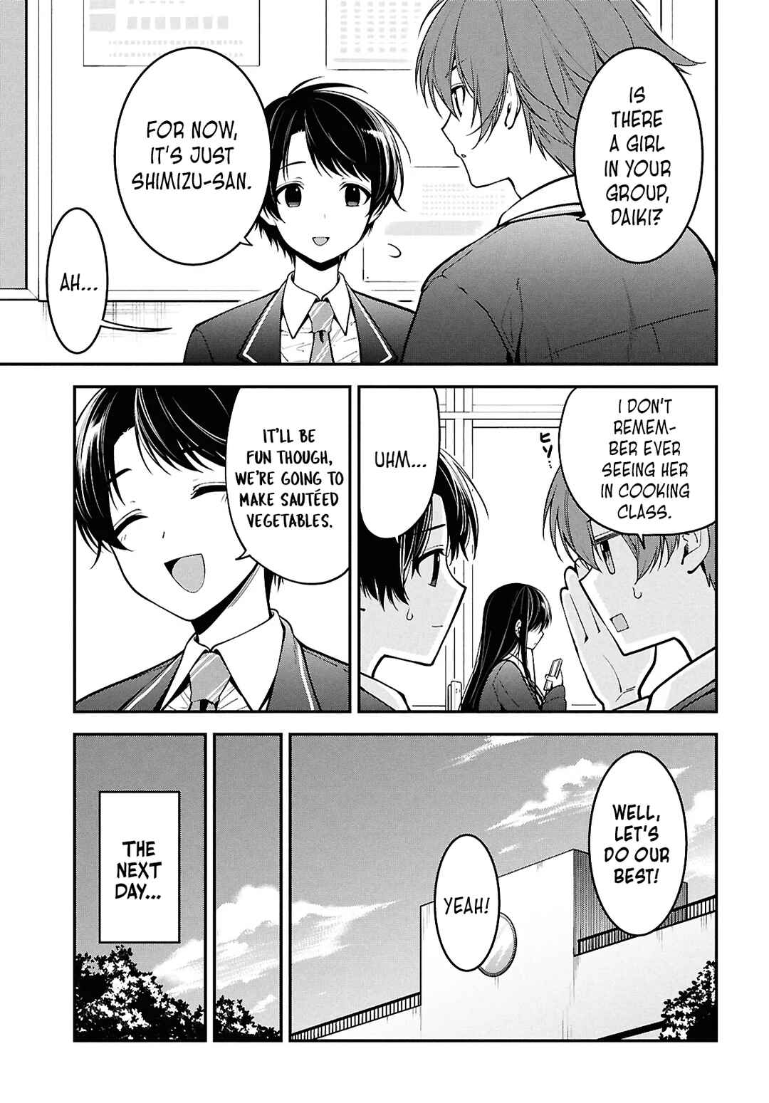 Page 5 Chapter 2 Tonari no Seki no Yankee Shimizu-san ga Kami o Kuroku Sometekita