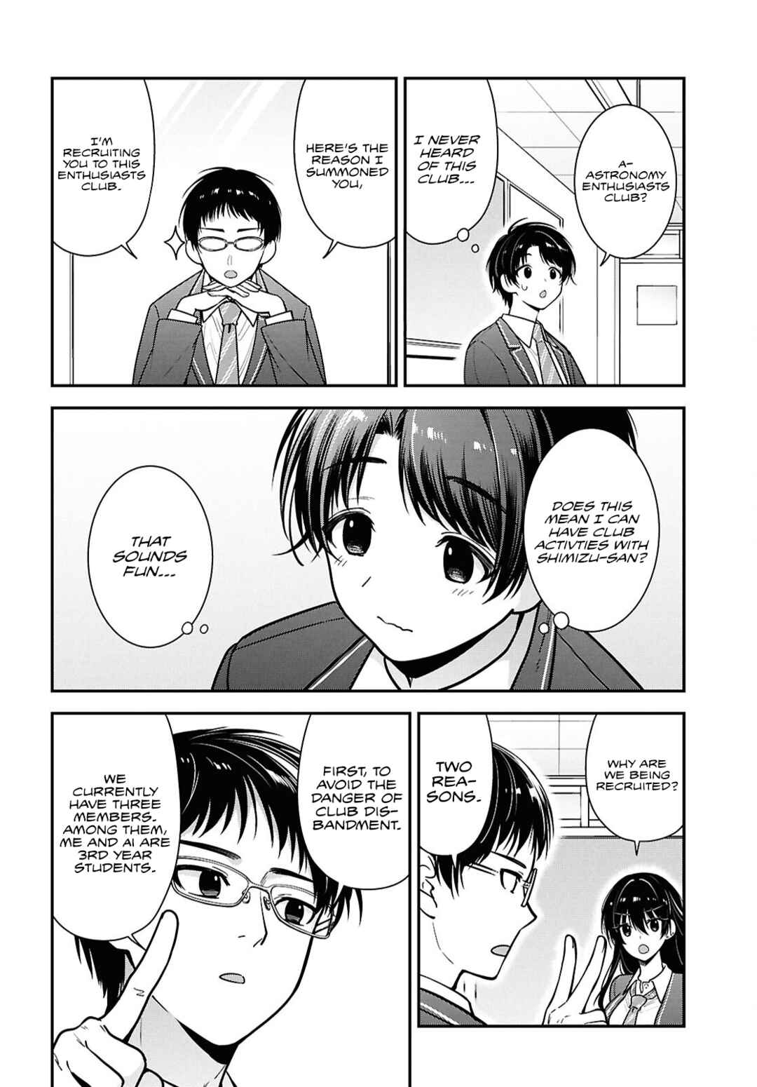 Page 19 Chapter 10 Tonari no Seki no Yankee Shimizu-san ga Kami o Kuroku Sometekita