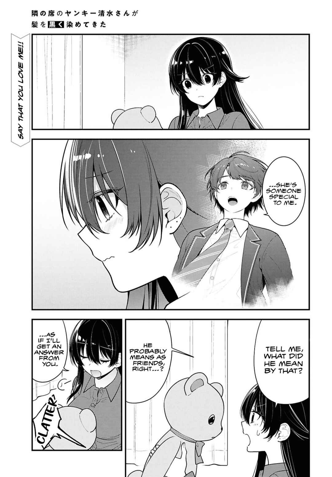 Page 2 Chapter 10 Tonari no Seki no Yankee Shimizu-san ga Kami o Kuroku Sometekita