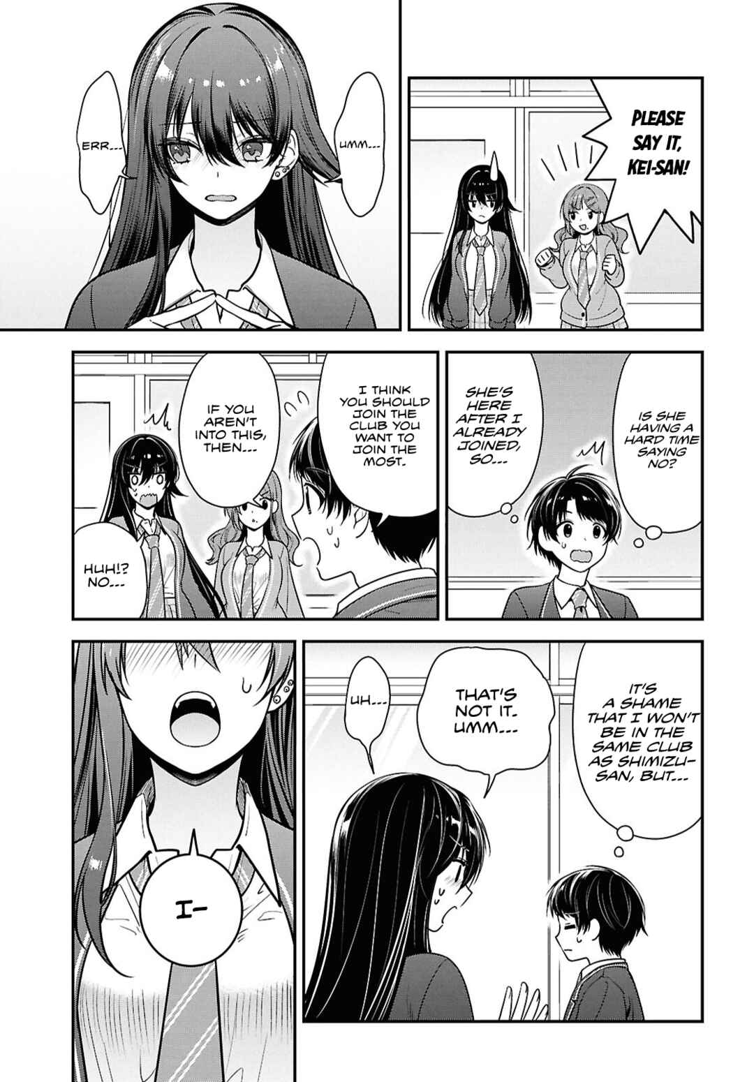 Page 32 Chapter 10 Tonari no Seki no Yankee Shimizu-san ga Kami o Kuroku Sometekita