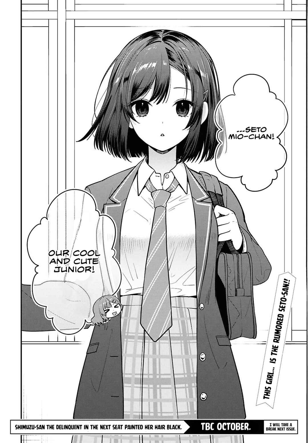 Page 36 Chapter 10 Tonari no Seki no Yankee Shimizu-san ga Kami o Kuroku Sometekita
