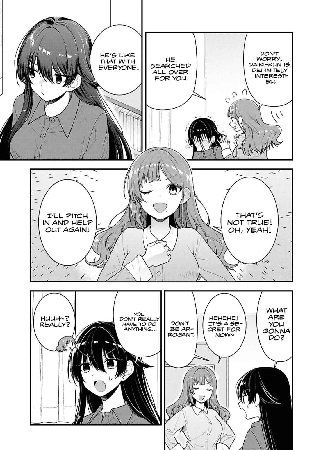 Page 4 Chapter 10 Tonari no Seki no Yankee Shimizu-san ga Kami o Kuroku Sometekita