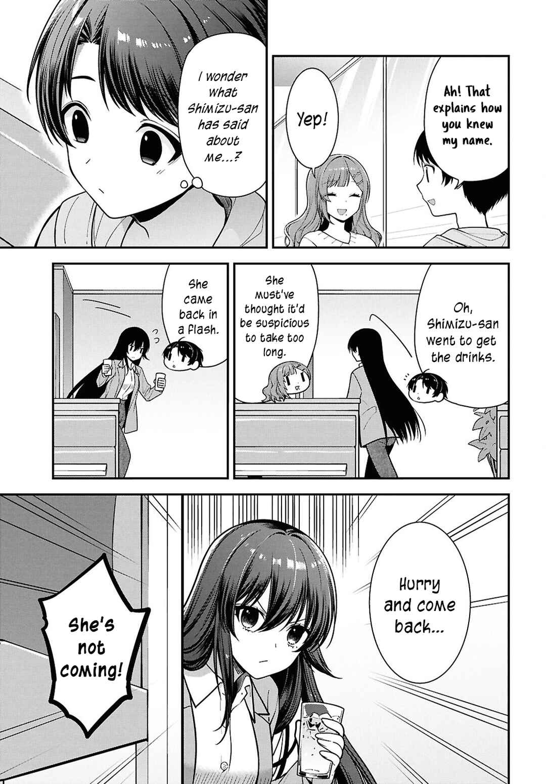 Page 17 Chapter 5 Tonari no Seki no Yankee Shimizu-san ga Kami o Kuroku Sometekita