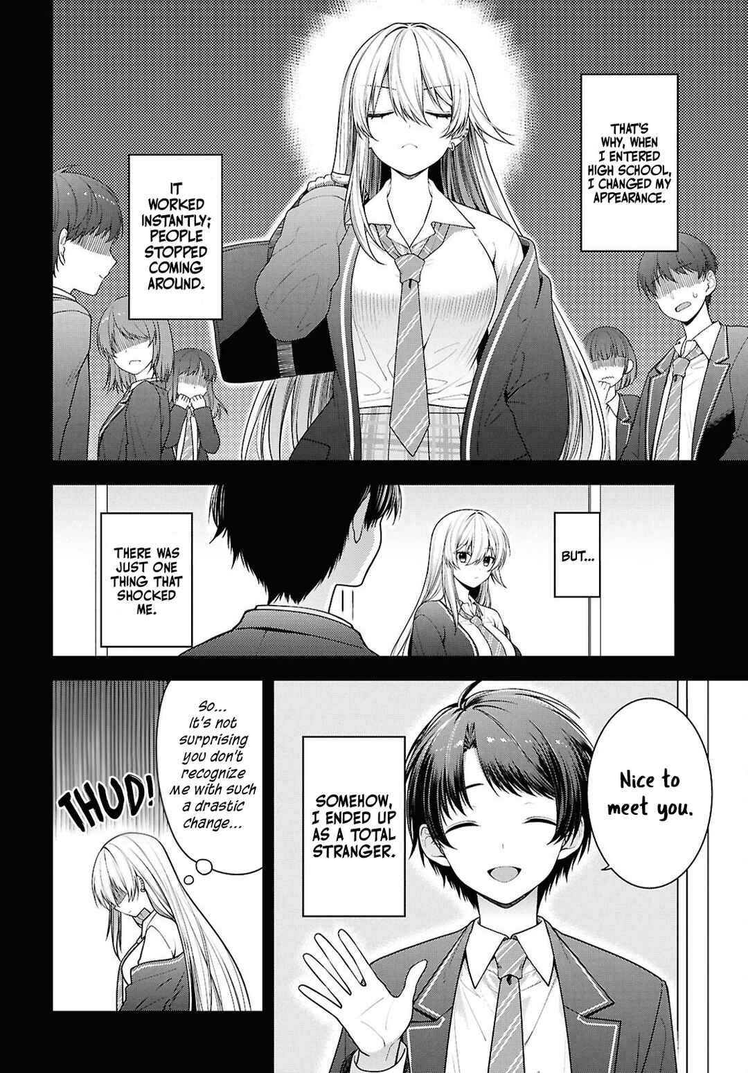 Page 2 Chapter 5 Tonari no Seki no Yankee Shimizu-san ga Kami o Kuroku Sometekita
