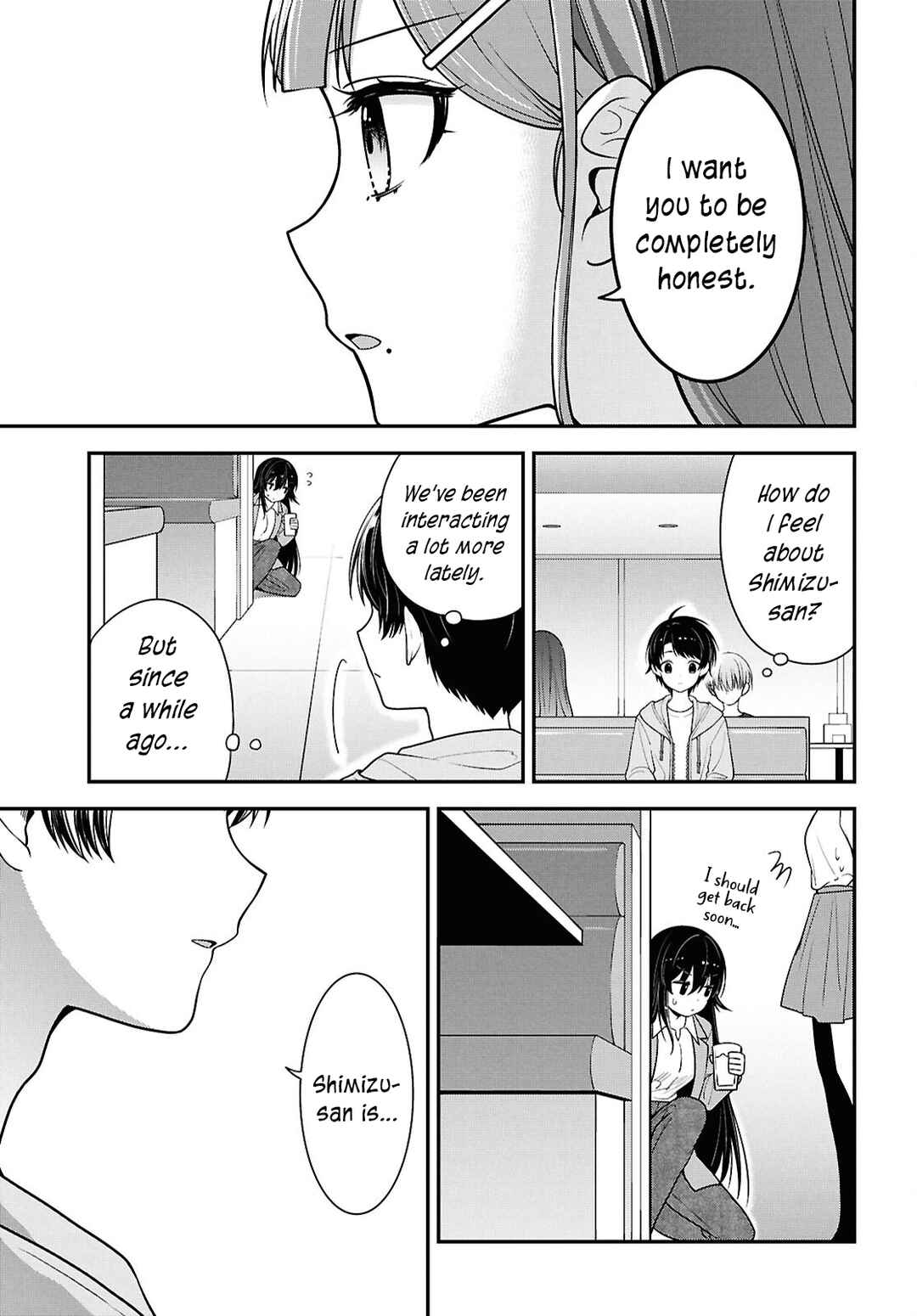 Page 21 Chapter 5 Tonari no Seki no Yankee Shimizu-san ga Kami o Kuroku Sometekita
