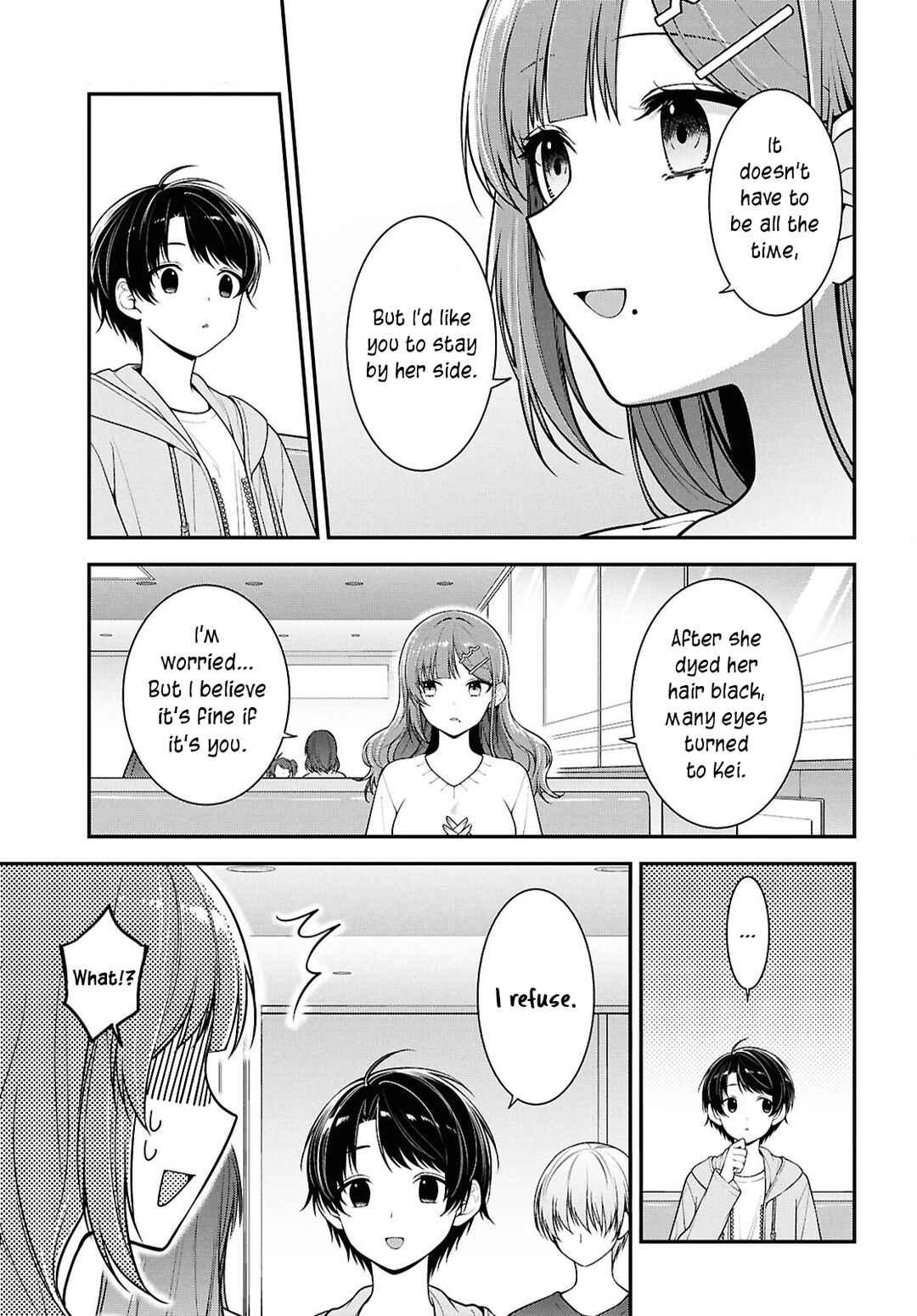 Page 25 Chapter 5 Tonari no Seki no Yankee Shimizu-san ga Kami o Kuroku Sometekita