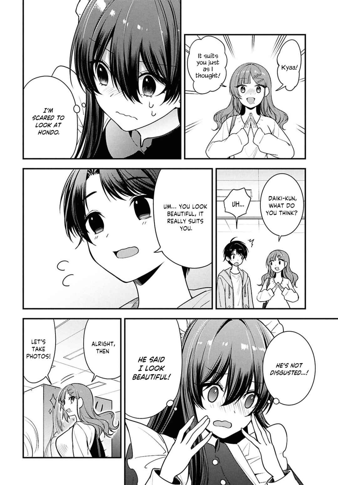 Page 22 Chapter 7 Tonari no Seki no Yankee Shimizu-san ga Kami o Kuroku Sometekita