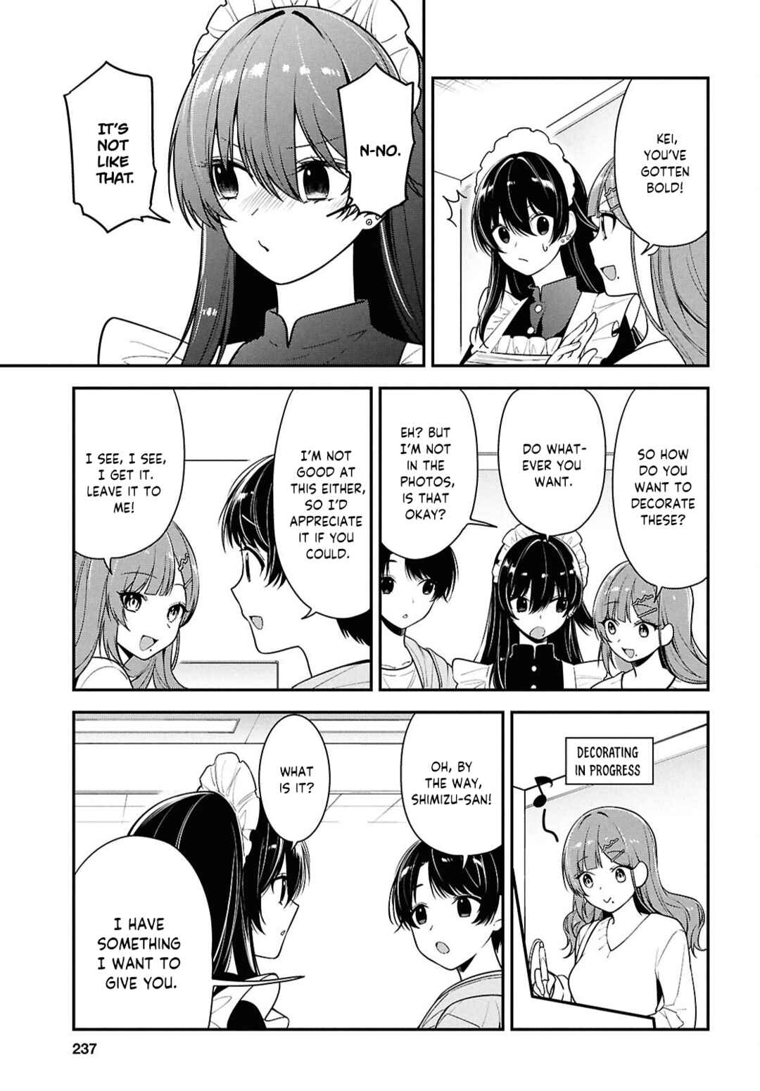 Page 27 Chapter 7 Tonari no Seki no Yankee Shimizu-san ga Kami o Kuroku Sometekita