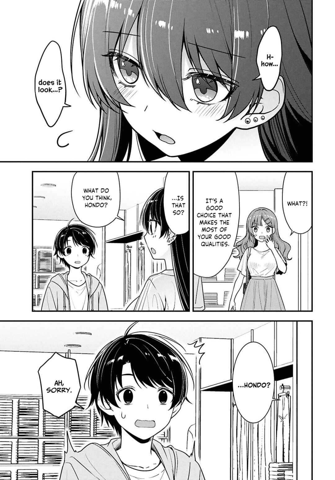Page 17 Chapter 6 Tonari no Seki no Yankee Shimizu-san ga Kami o Kuroku Sometekita