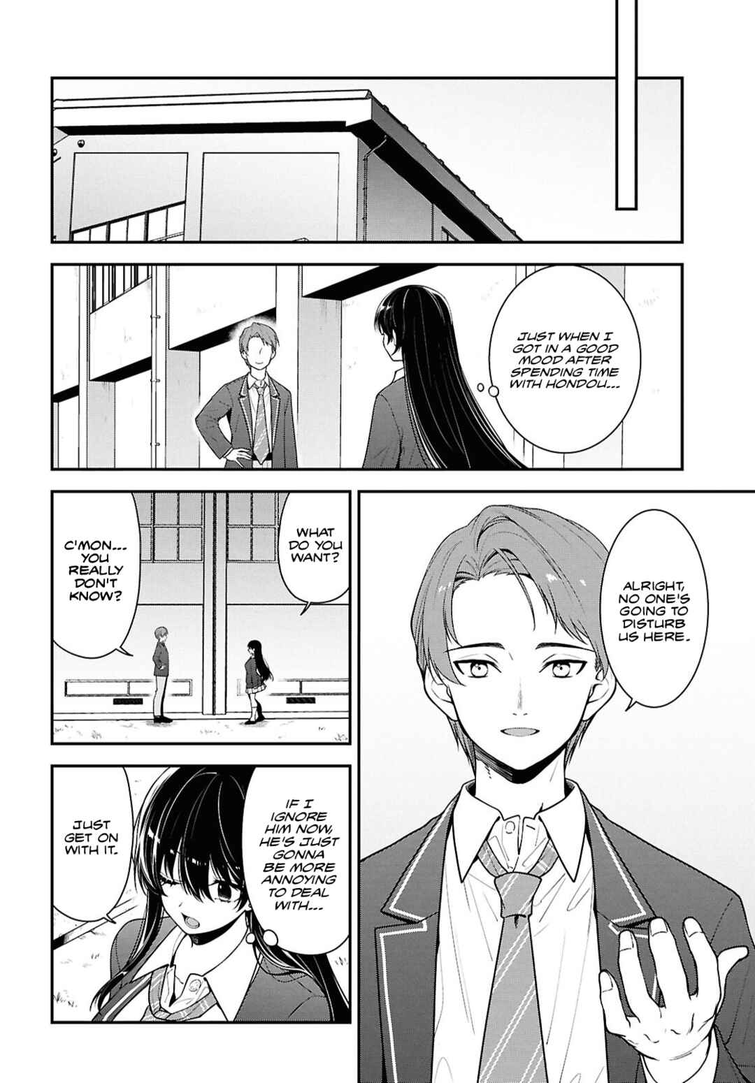 Page 12 Chapter 9 Tonari no Seki no Yankee Shimizu-san ga Kami o Kuroku Sometekita
