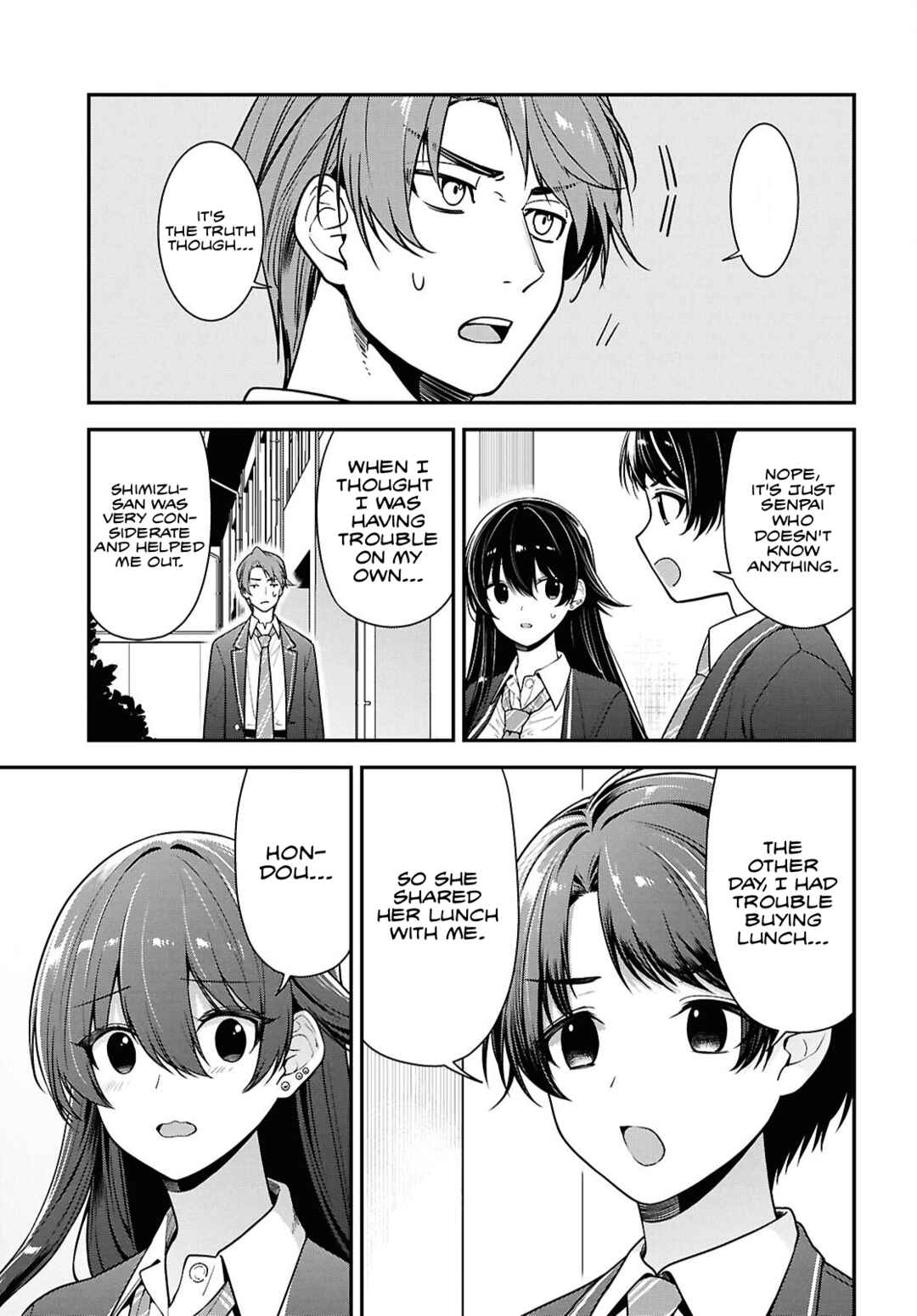 Page 25 Chapter 9 Tonari no Seki no Yankee Shimizu-san ga Kami o Kuroku Sometekita