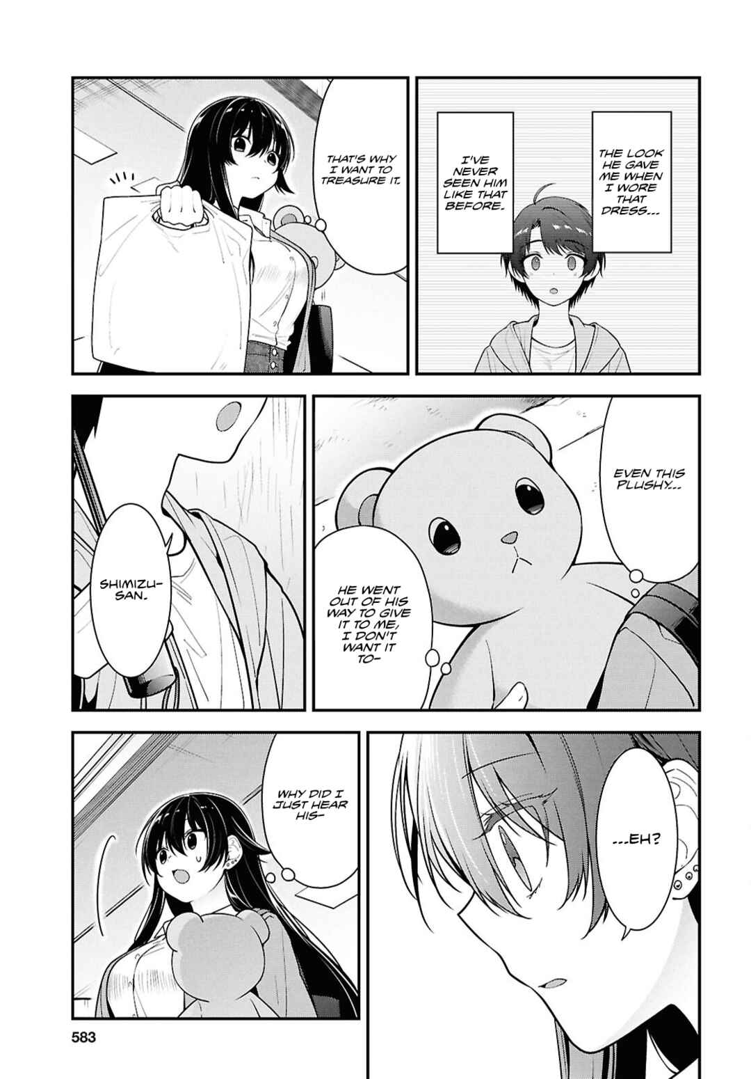 Page 10 Chapter 8.1 Tonari no Seki no Yankee Shimizu-san ga Kami o Kuroku Sometekita