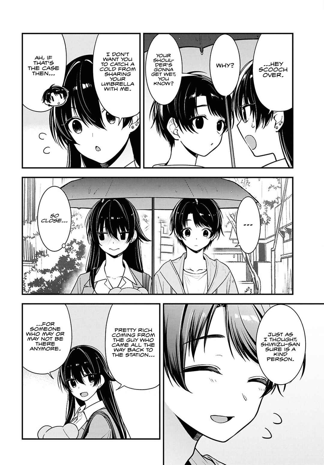 Page 15 Chapter 8.1 Tonari no Seki no Yankee Shimizu-san ga Kami o Kuroku Sometekita