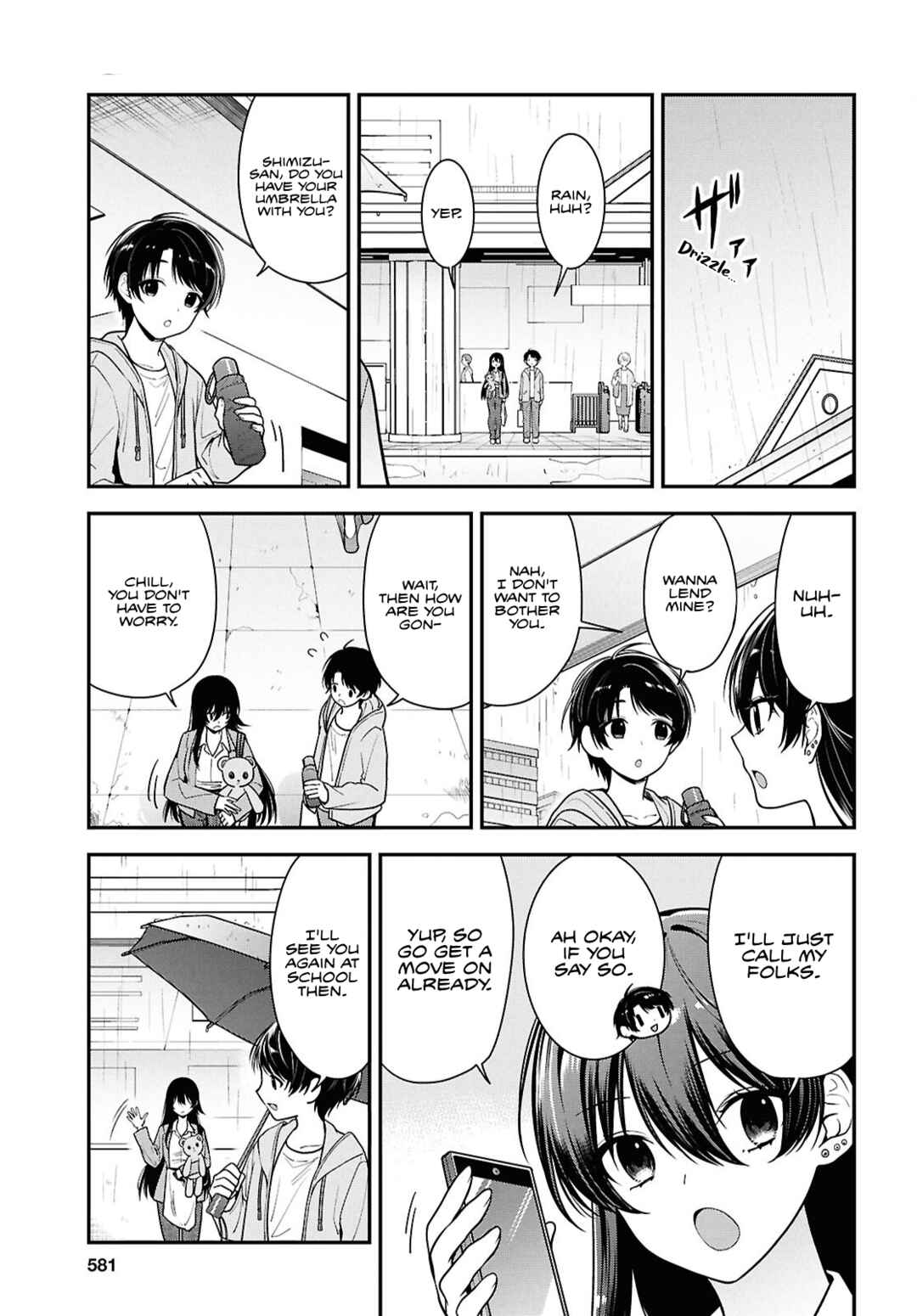 Page 8 Chapter 8.1 Tonari no Seki no Yankee Shimizu-san ga Kami o Kuroku Sometekita