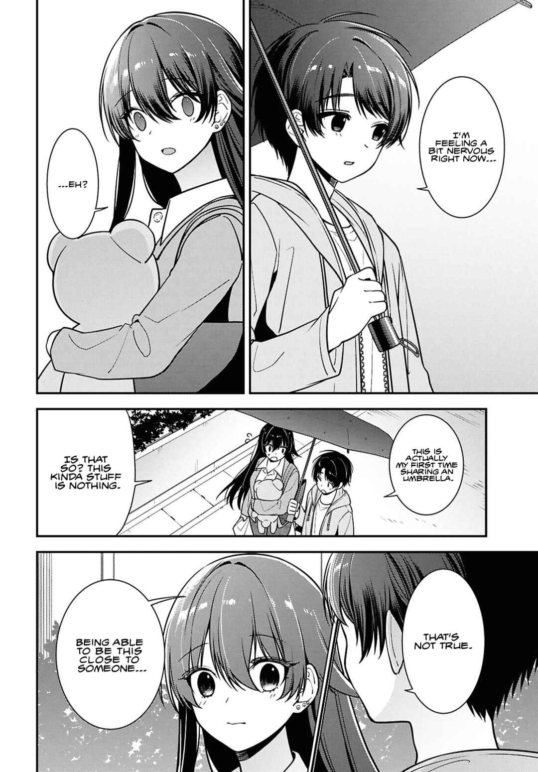 Page 12 Chapter 8.2 Tonari no Seki no Yankee Shimizu-san ga Kami o Kuroku Sometekita
