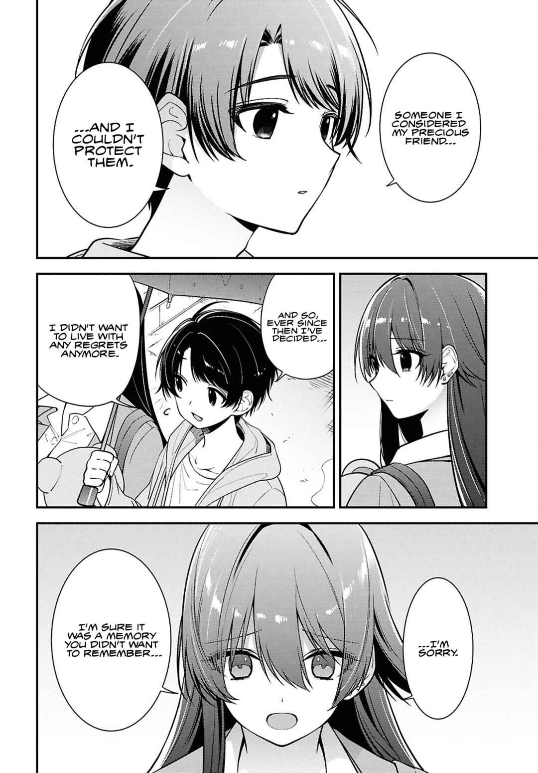 Page 3 Chapter 8.2 Tonari no Seki no Yankee Shimizu-san ga Kami o Kuroku Sometekita