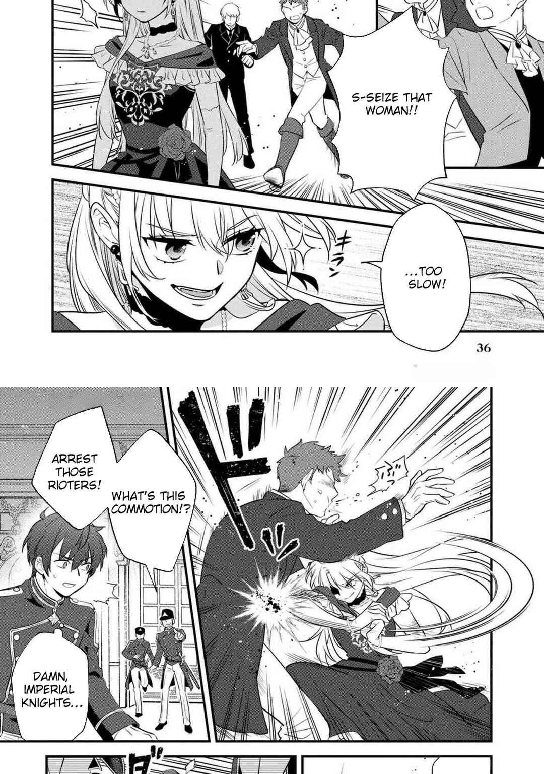 Page 34 Chapter 1 Binbou Kishi ni Yomeiri Shita Hazu ga!? Yajin Reijou wa Koutaishihi ni Natte mo Ryuu wo Karitai