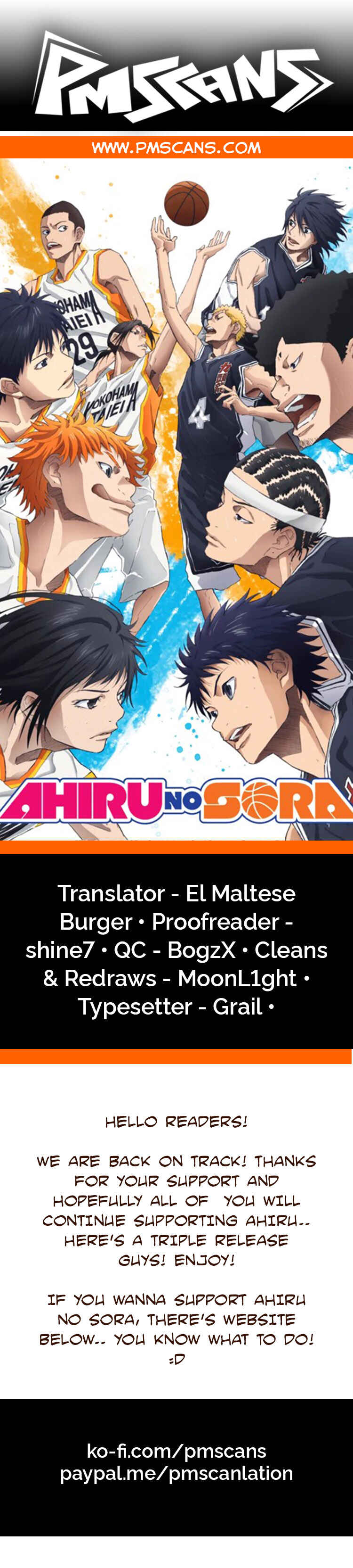Page 1 Chapter 169.2 Ahiru no Sora