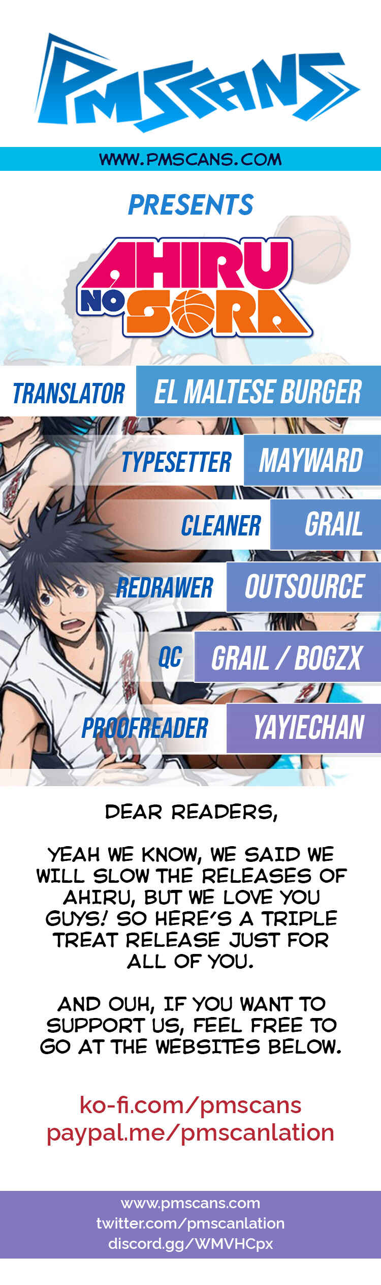 Page 1 Chapter 153.1 Ahiru no Sora