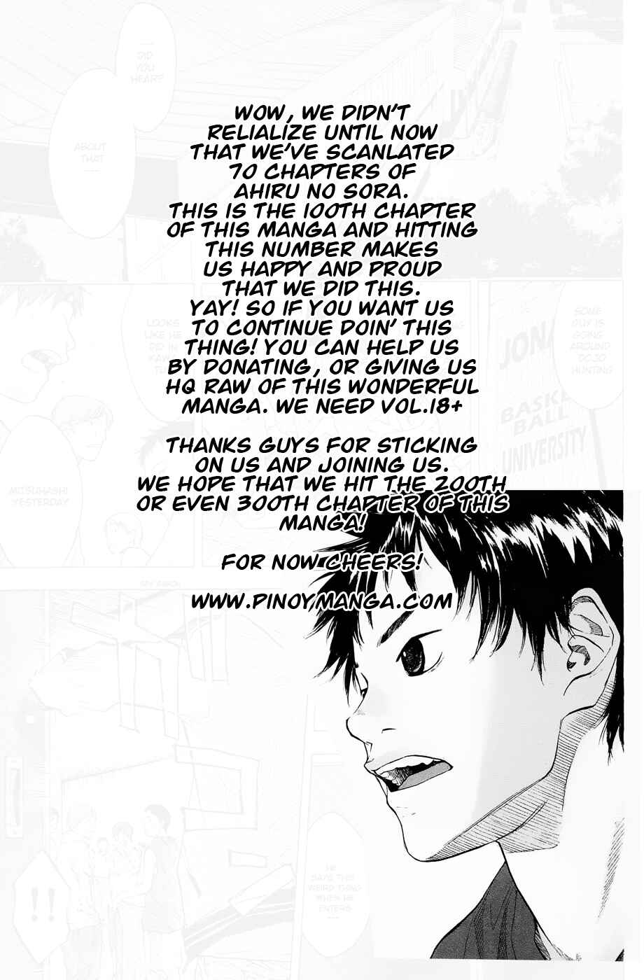 Page 20 Chapter 100 Ahiru no Sora