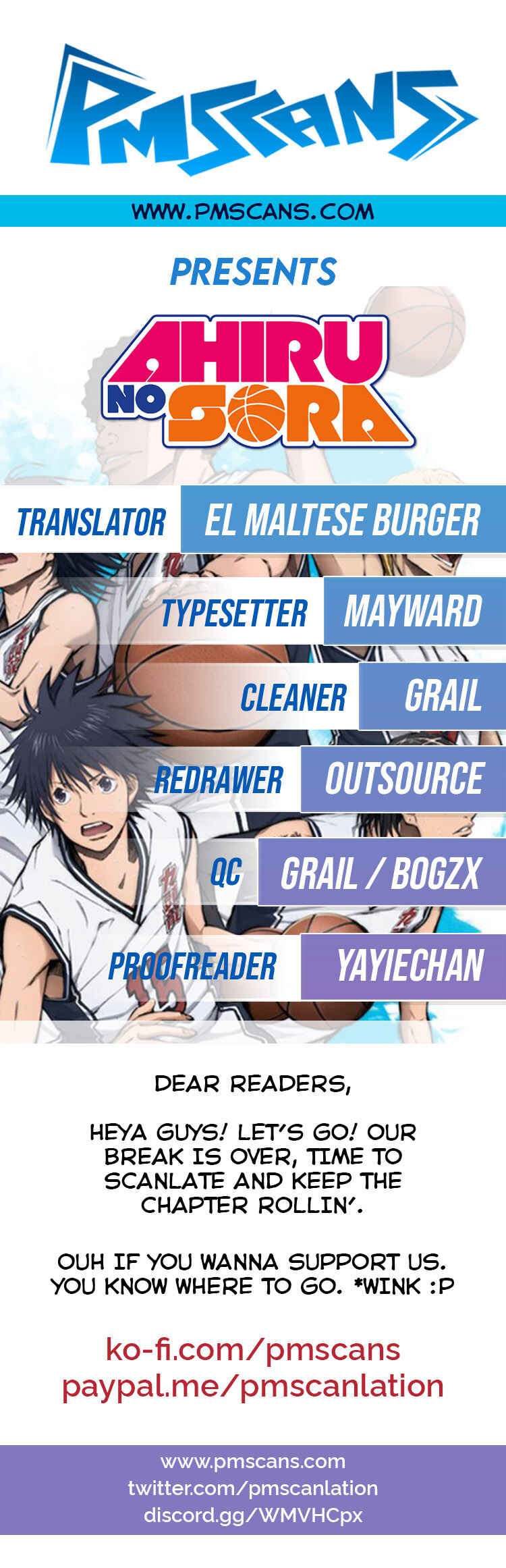 Page 1 Chapter 159.1 Ahiru no Sora