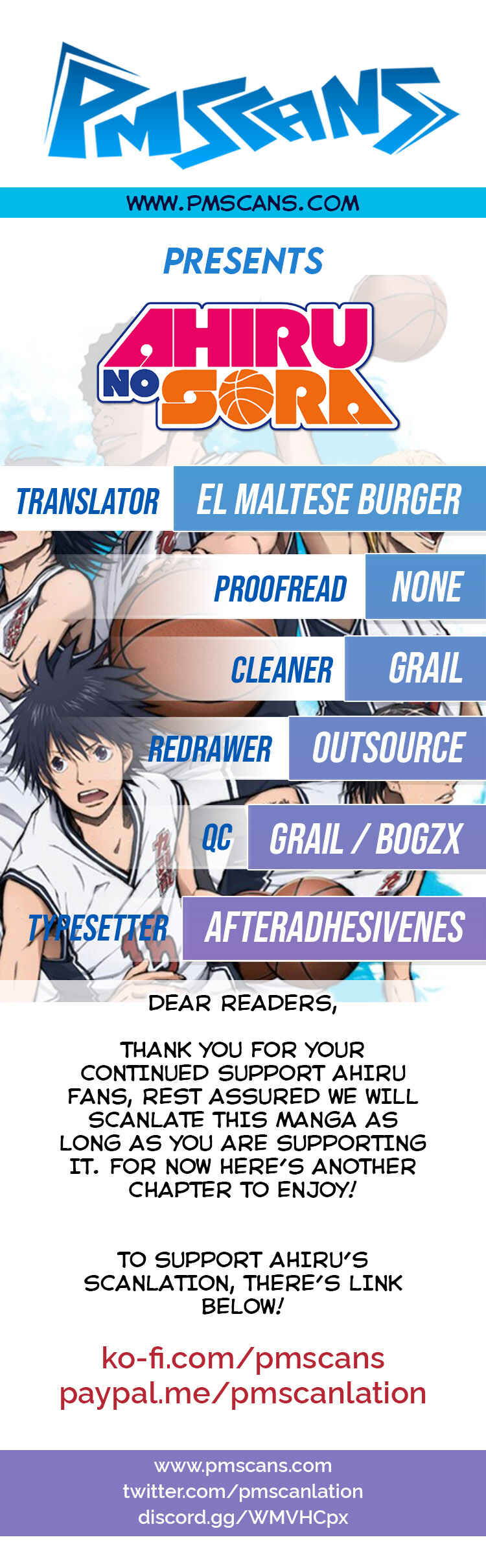 Page 1 Chapter 161.1 Ahiru no Sora