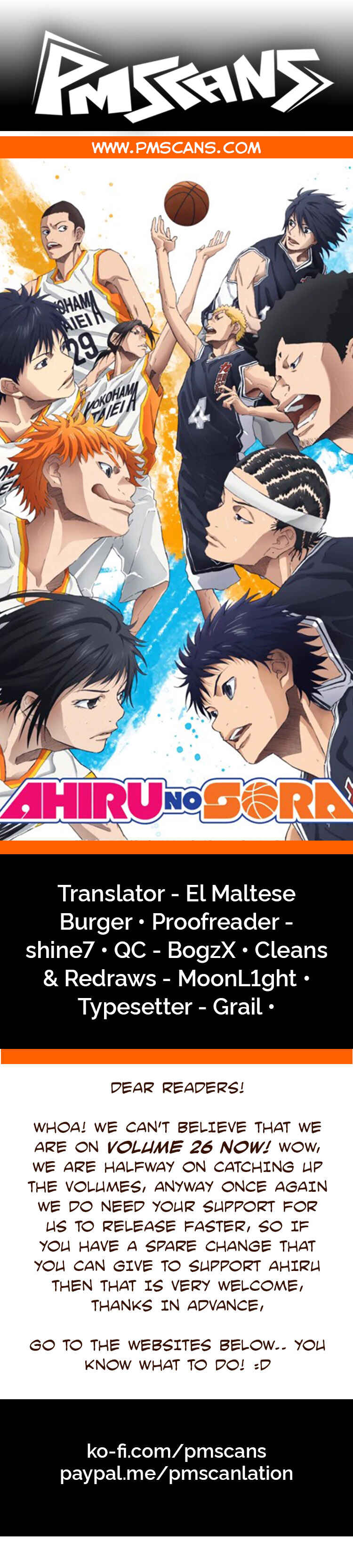 Page 1 Chapter 188 Ahiru no Sora
