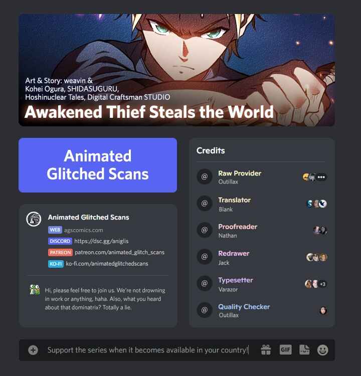 Page 1 Chapter 11 Awakened Thief Steals the World