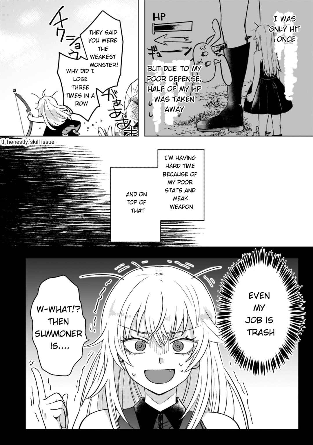 Page 2 Chapter 2 Blade Skill Online: Crushing the Competition with My Abysmal Stats, Useless Class, and Garbage Weapon!