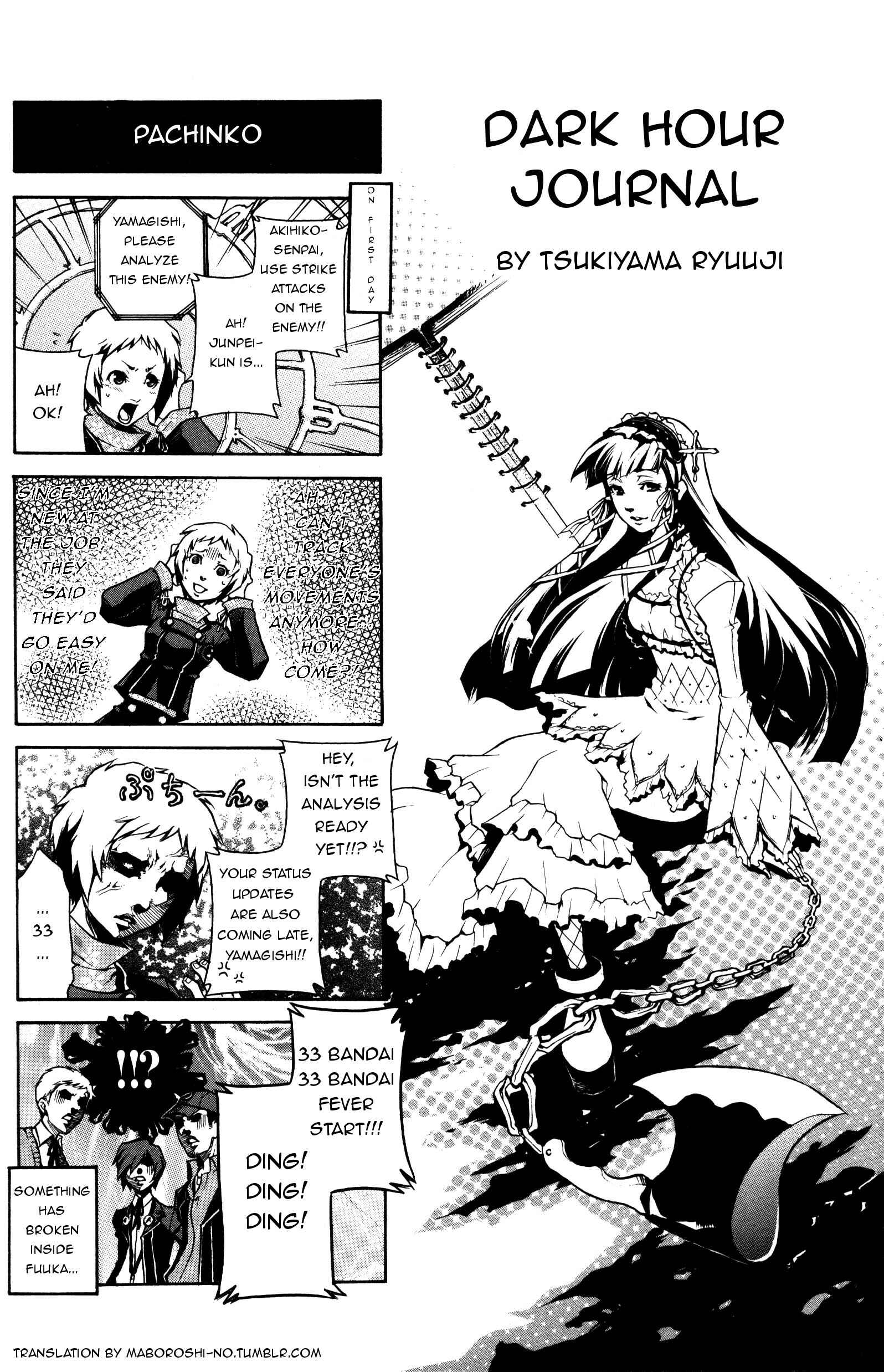 Page 1 Chapter 8 Persona 3 4Koma Kings