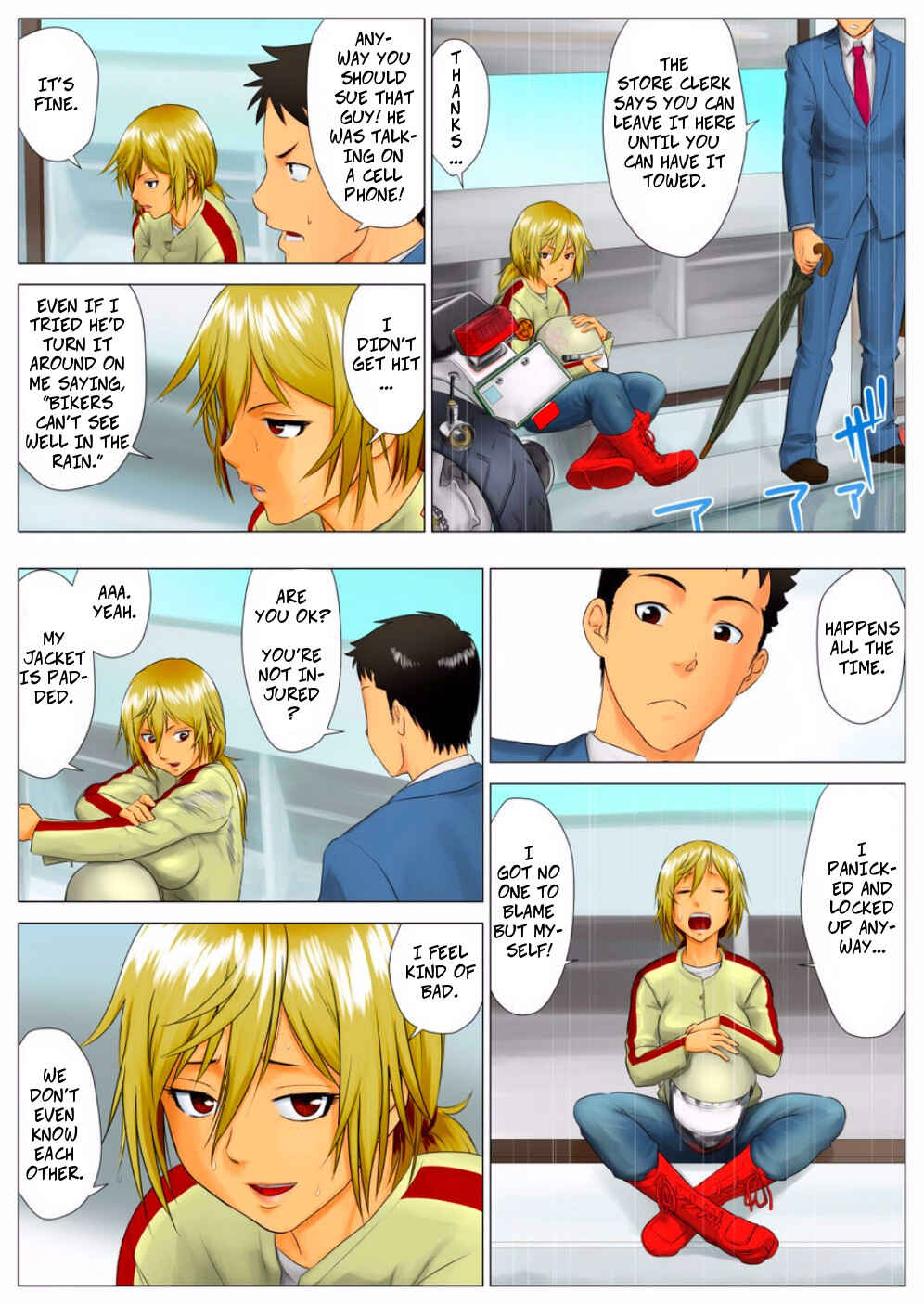 Page 10 Chapter Unknown_84f1 Yuuka -Tonari no Kinpatsu Musume ga Jitsu wa Otome datta Hanashi-