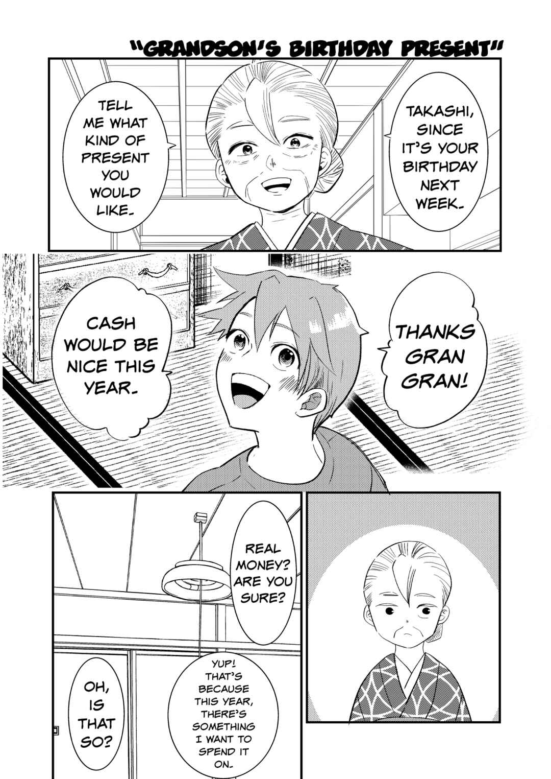 Page 1 Chapter 19.5 Otaku Grandma