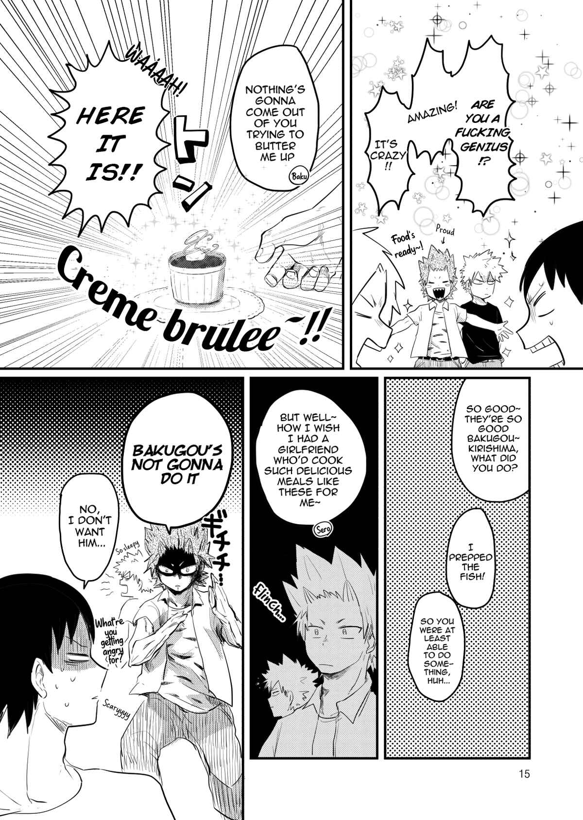 Page 15 Chapter Unknown_e8d1 Boku no Hero Academia - Kanshokudou to minato no blues  (Doujinshi)