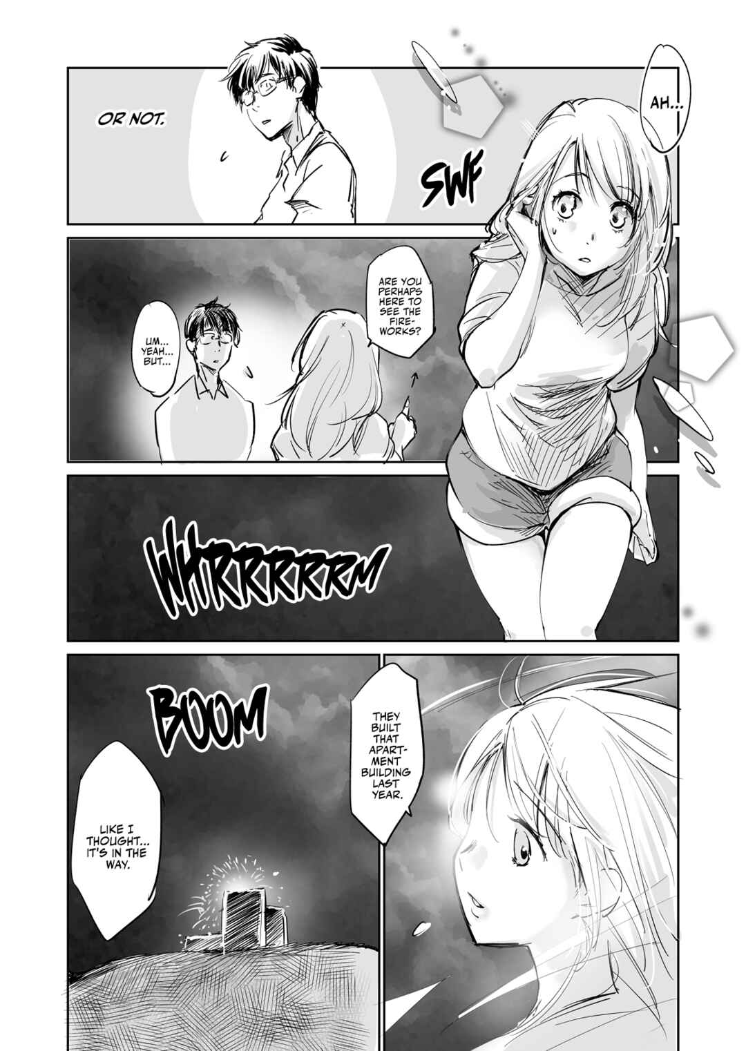Page 8 Chapter 1 On the Day of the Fireworks, on Top of a Jungle Gym