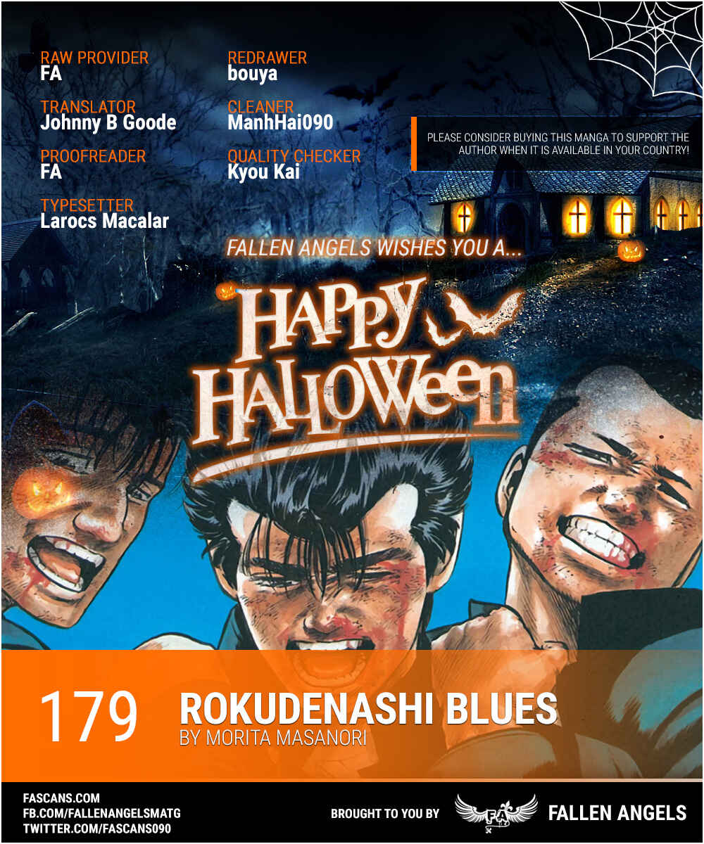 Page 1 Chapter 180 Rokudenashi Blues