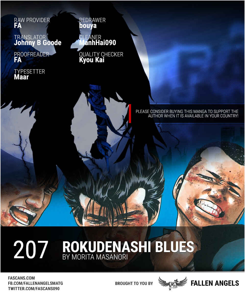 Page 1 Chapter 208 Rokudenashi Blues